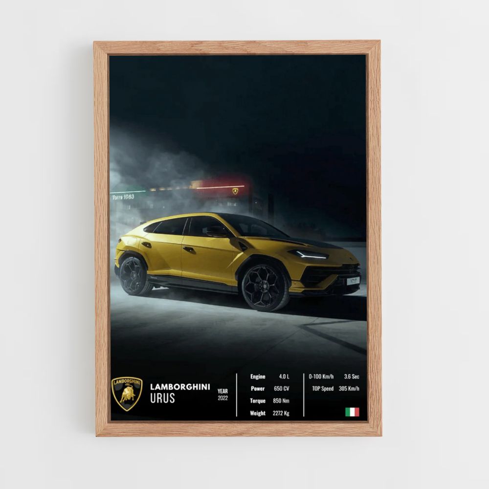 Affiche Lamborghini Urus