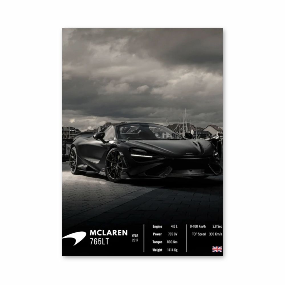 Affiche Mclaren 765LT