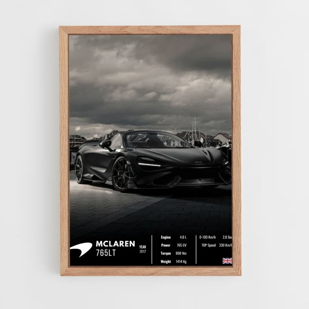 Affiche Mclaren 765LT