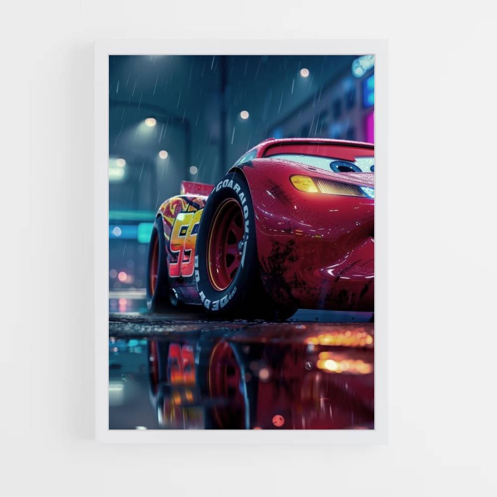 Poster Cars Pluie