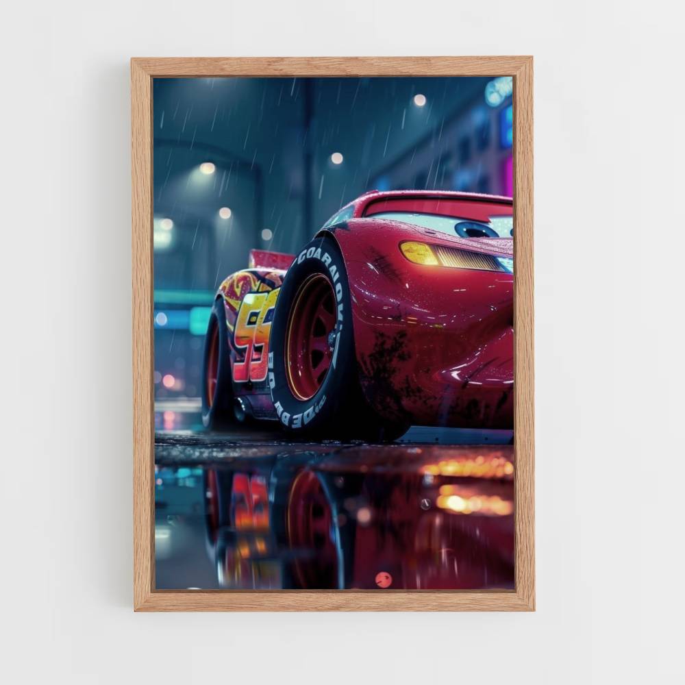 Poster Cars Pluie