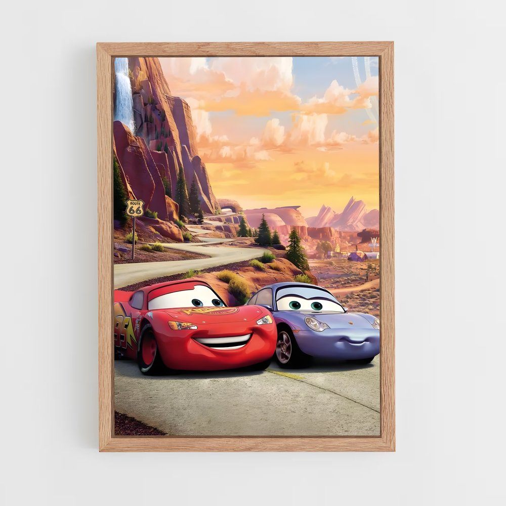 cars-5 cadre Bois clair