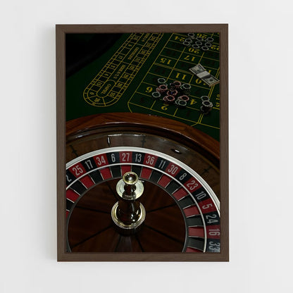 casino-3 cadre Bois foncé