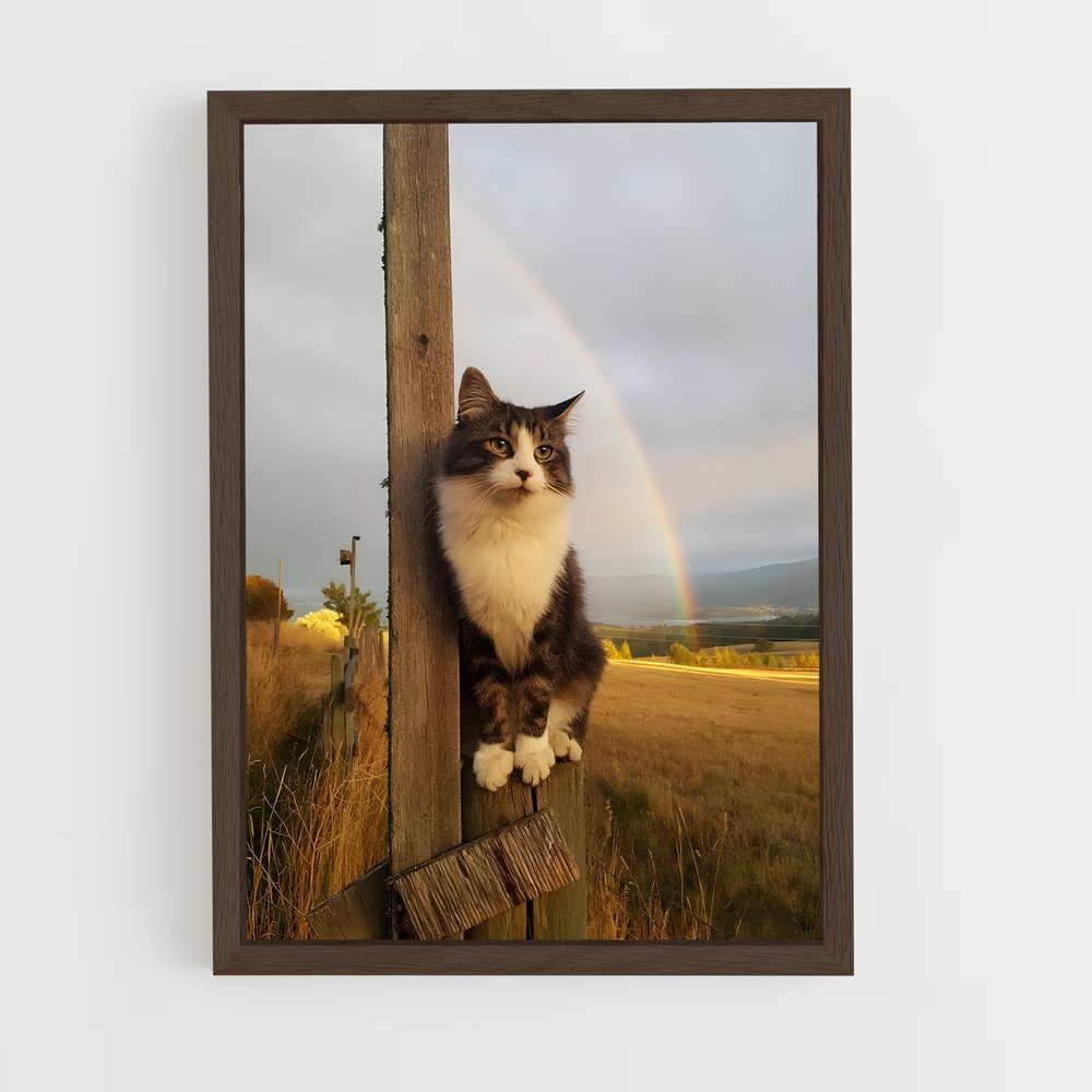 cat-4 cadre Bois foncé