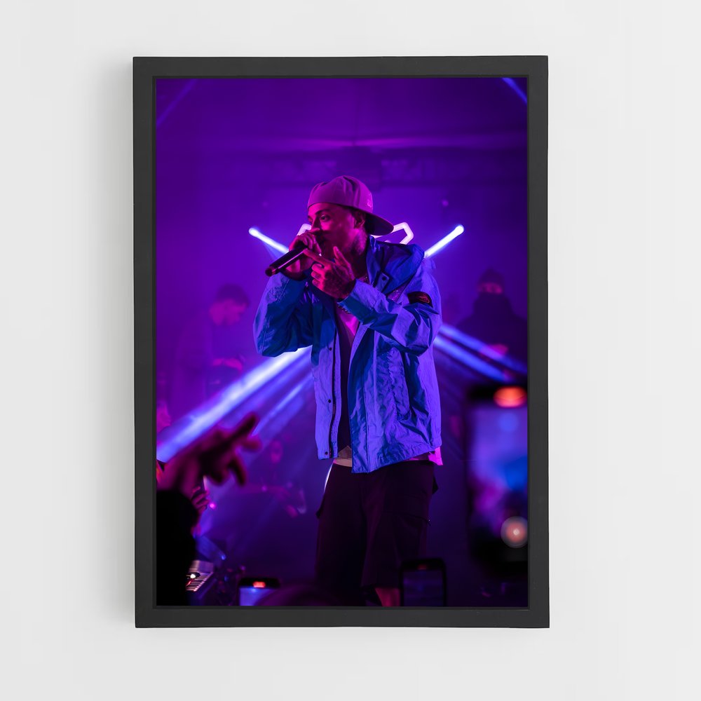 central-cee-7 cadre Noir