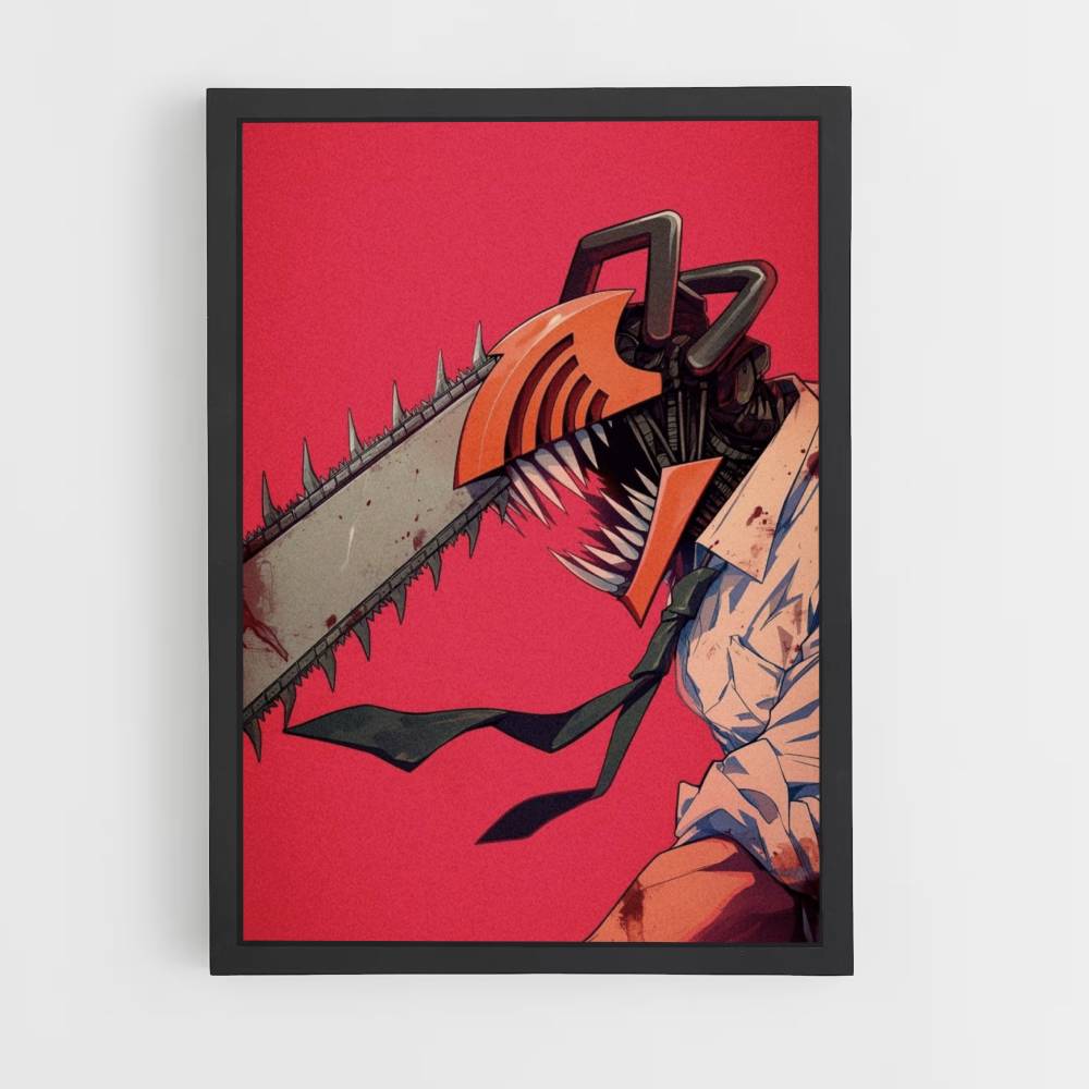 Poster Chainsaw Man Rouge