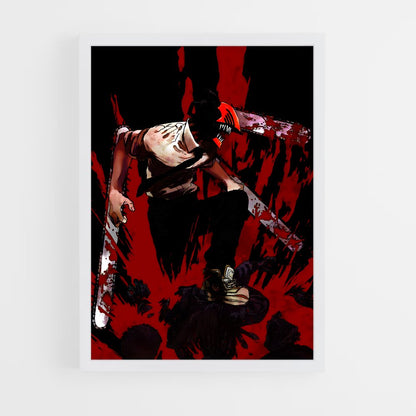 chainsaw-man-16 cadre Blanc