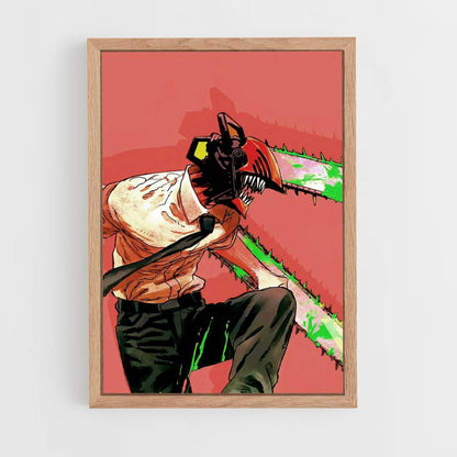 Poster Chainsaw Man Orange