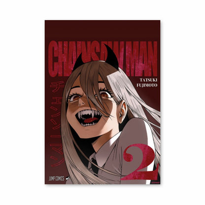 Poster Chainsaw Man Power Couverture