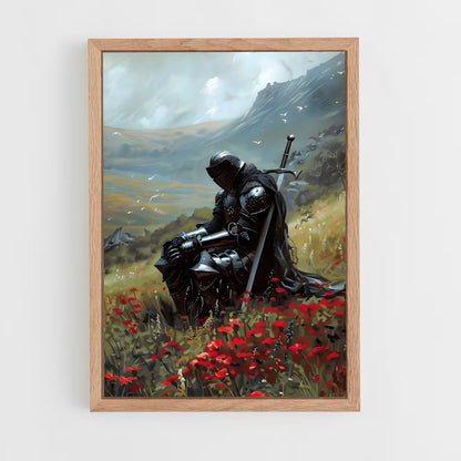 chevalier-9 cadre Bois clair