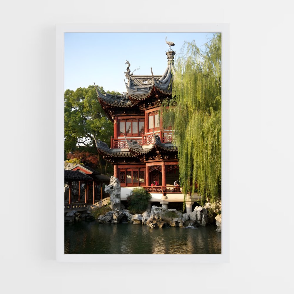 china-10 cadre Blanc