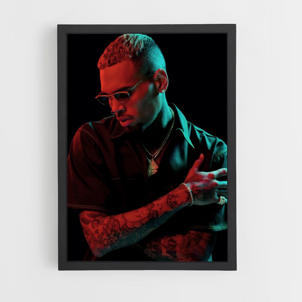 Poster Chris Brown Sombre