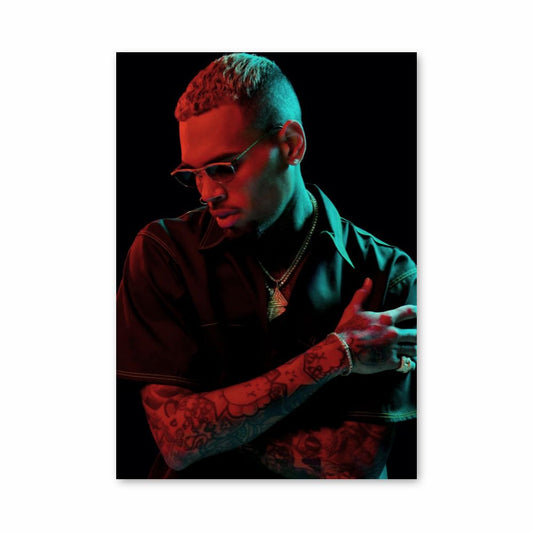 Poster Chris Brown Sombre