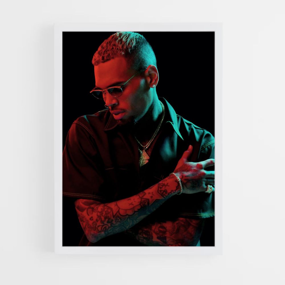 Poster Chris Brown Sombre