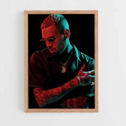 Poster Chris Brown Sombre