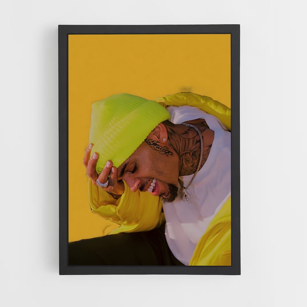 chris-brown-2 cadre Noir