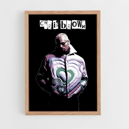 chris-brown-7 cadre Bois clair