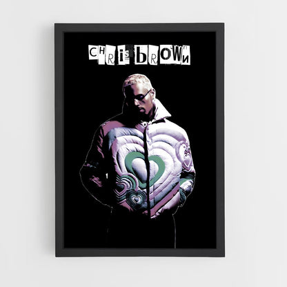chris-brown-7 cadre Noir