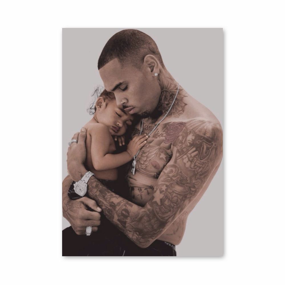 Poster Chris Brown Enfant