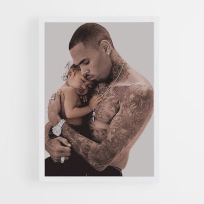 Poster Chris Brown Enfant