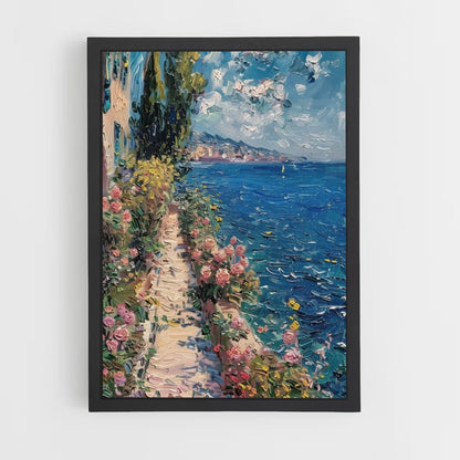 Poster Monet Côte d'Azur