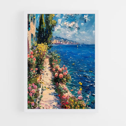 claude-monet-4 cadre Blanc