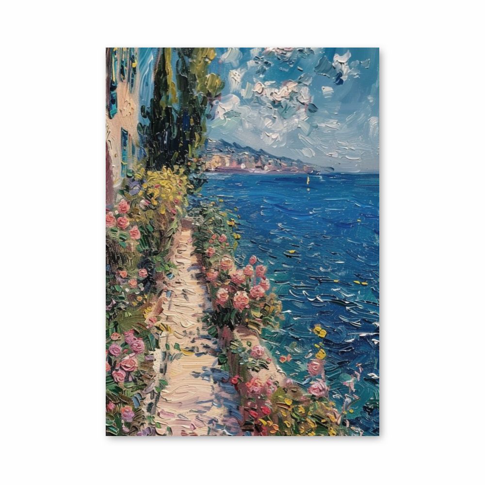 Poster Monet Côte d'Azur