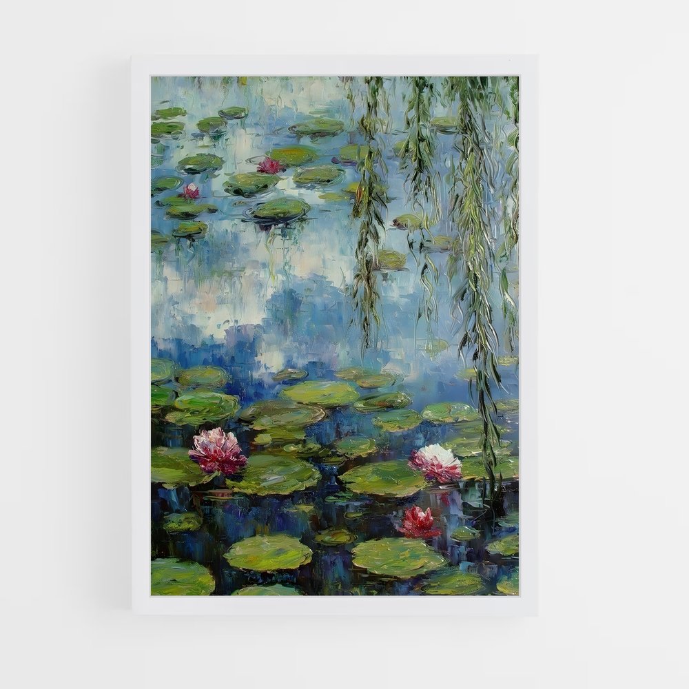 claude-monet-6 cadre Blanc