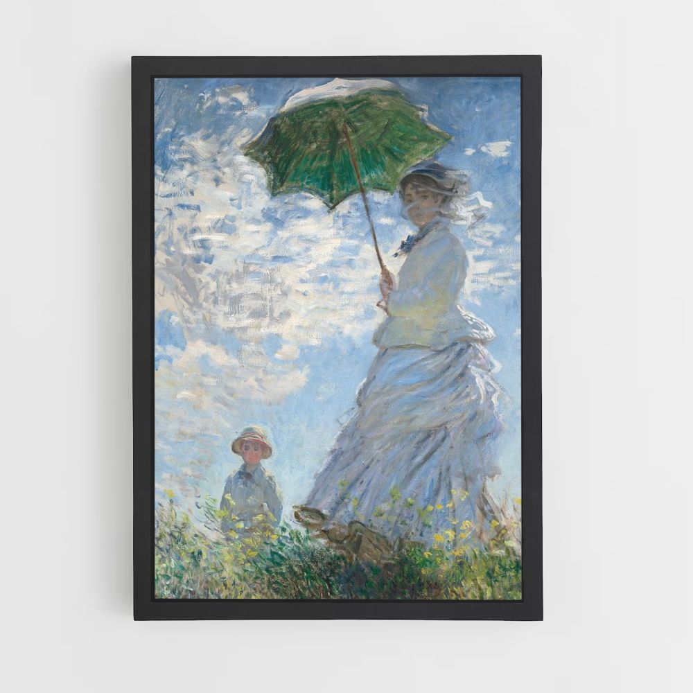 Poster Monet La Promenade