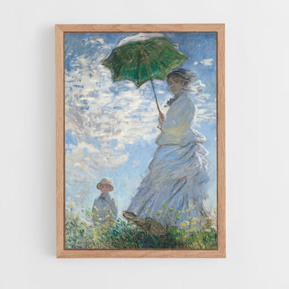 Poster Monet La Promenade