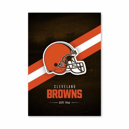 Poster Cleveland Browns Logo