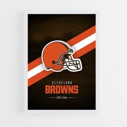 Poster Cleveland Browns Logo