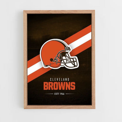 Poster Cleveland Browns Logo