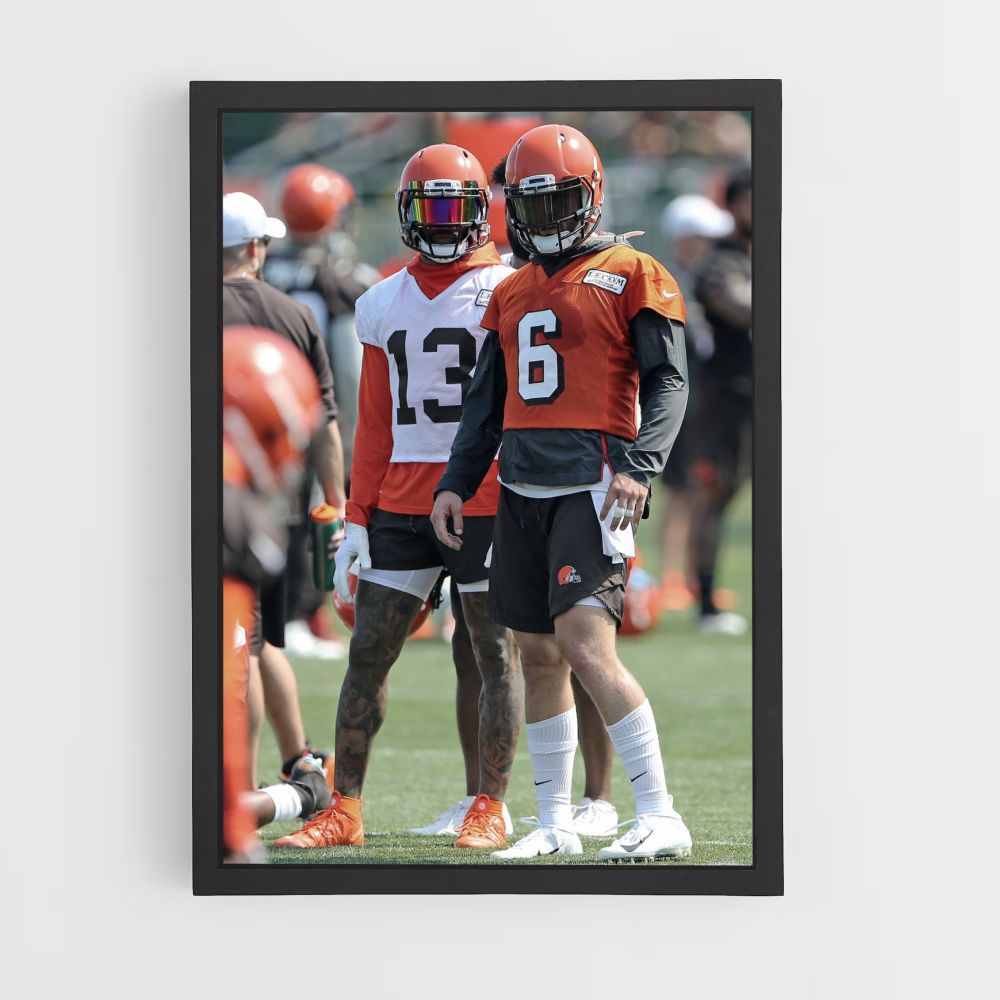 Poster Cleveland Browns Prêt