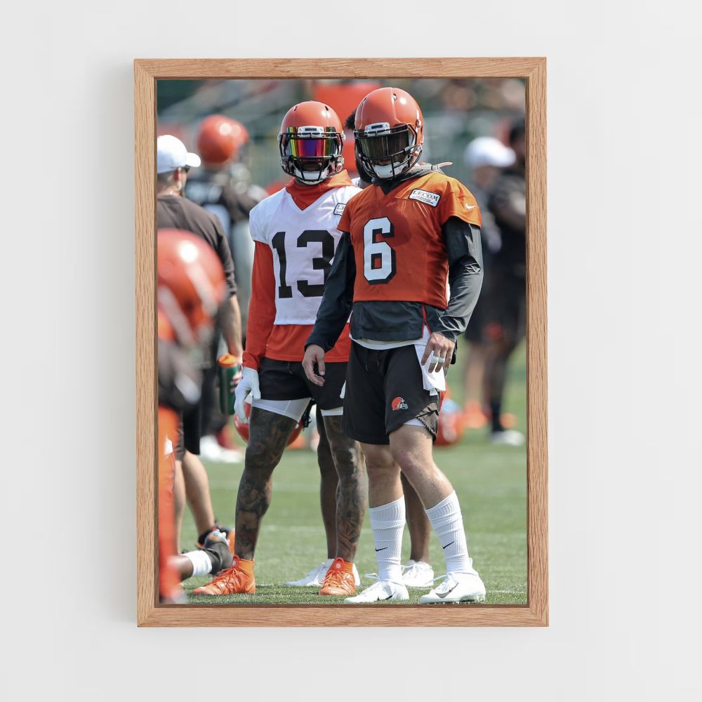 Poster Cleveland Browns Prêt