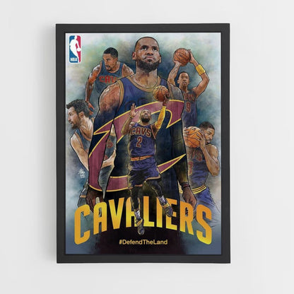 Poster Cleveland Cavaliers Équipe