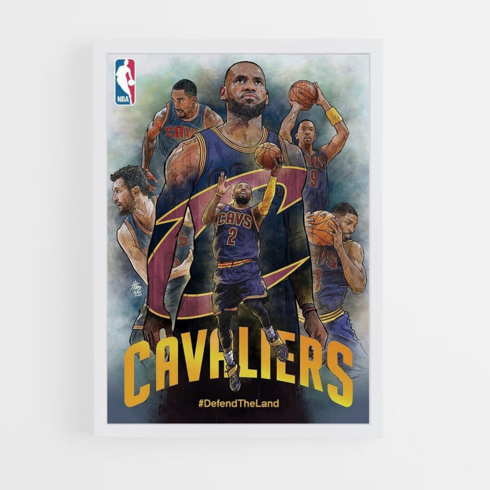 Poster Cleveland Cavaliers Équipe