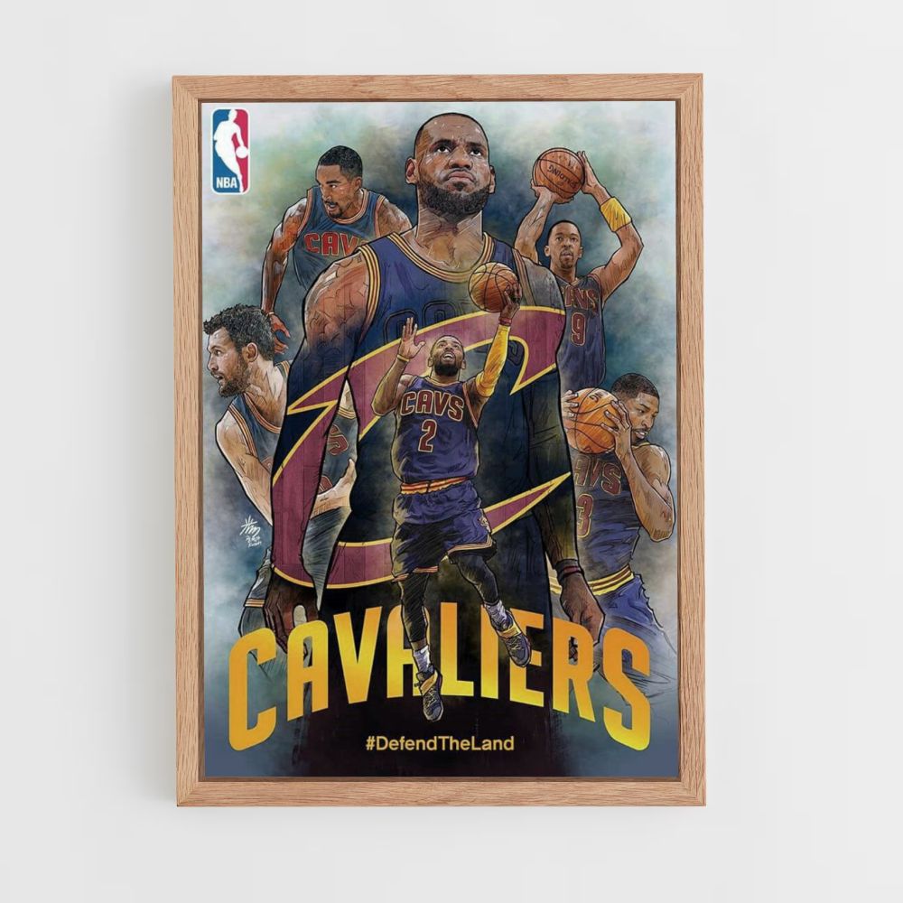 Poster Cleveland Cavaliers Équipe