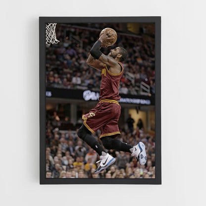 Poster Cleveland Cavaliers Panier