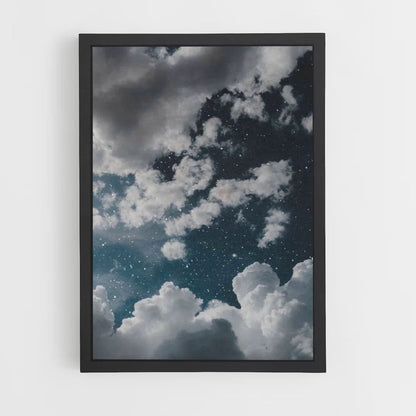 Poster Nuages Nuit