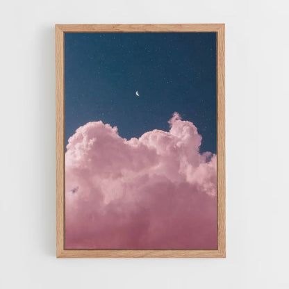 Poster Nuages Lune