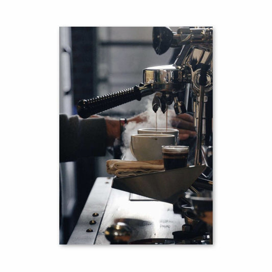 Poster Machine à Café