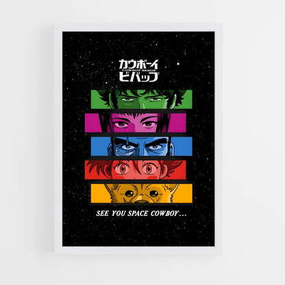 cowboy-bebop-1 cadre Blanc