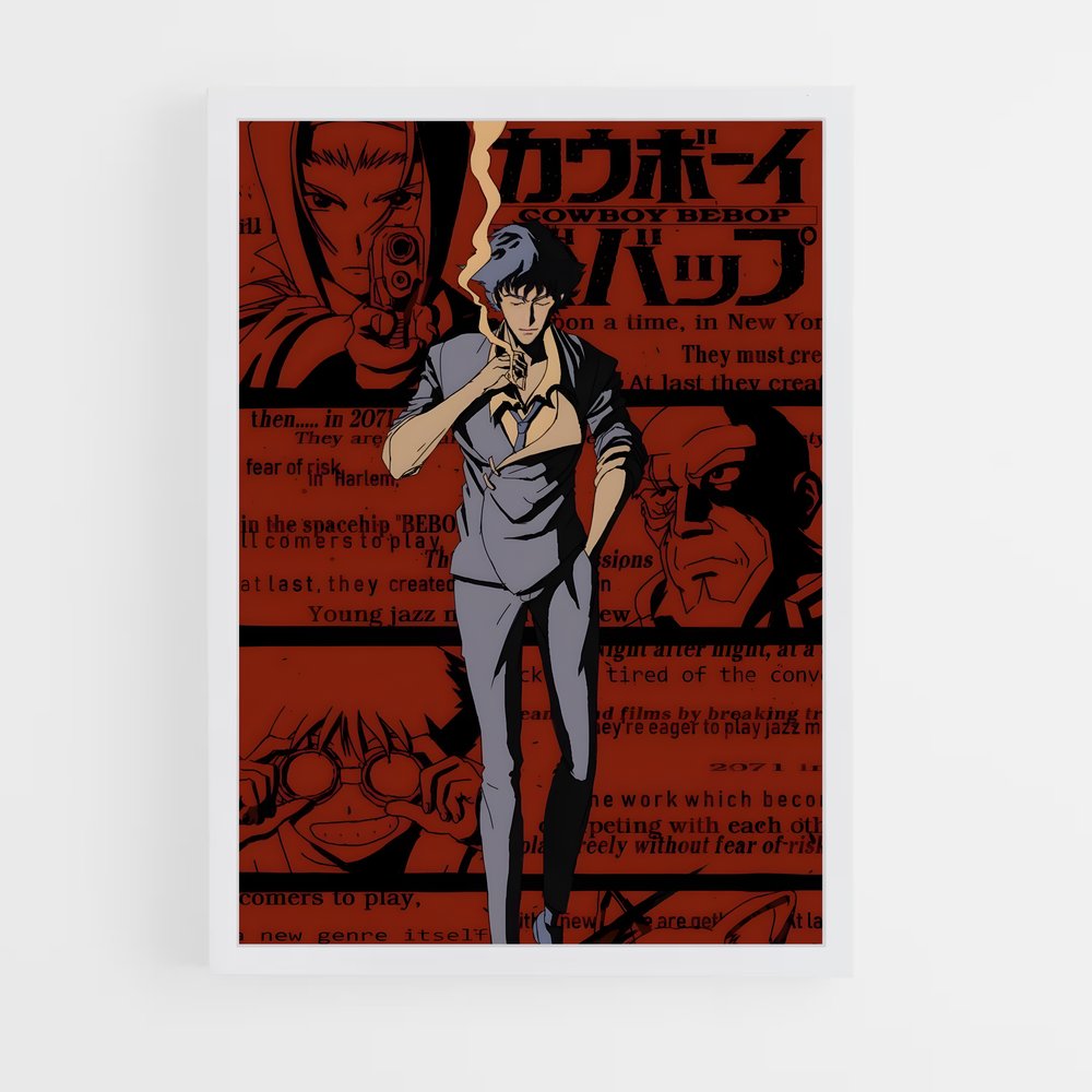 cowboy-bebop-6 cadre Blanc