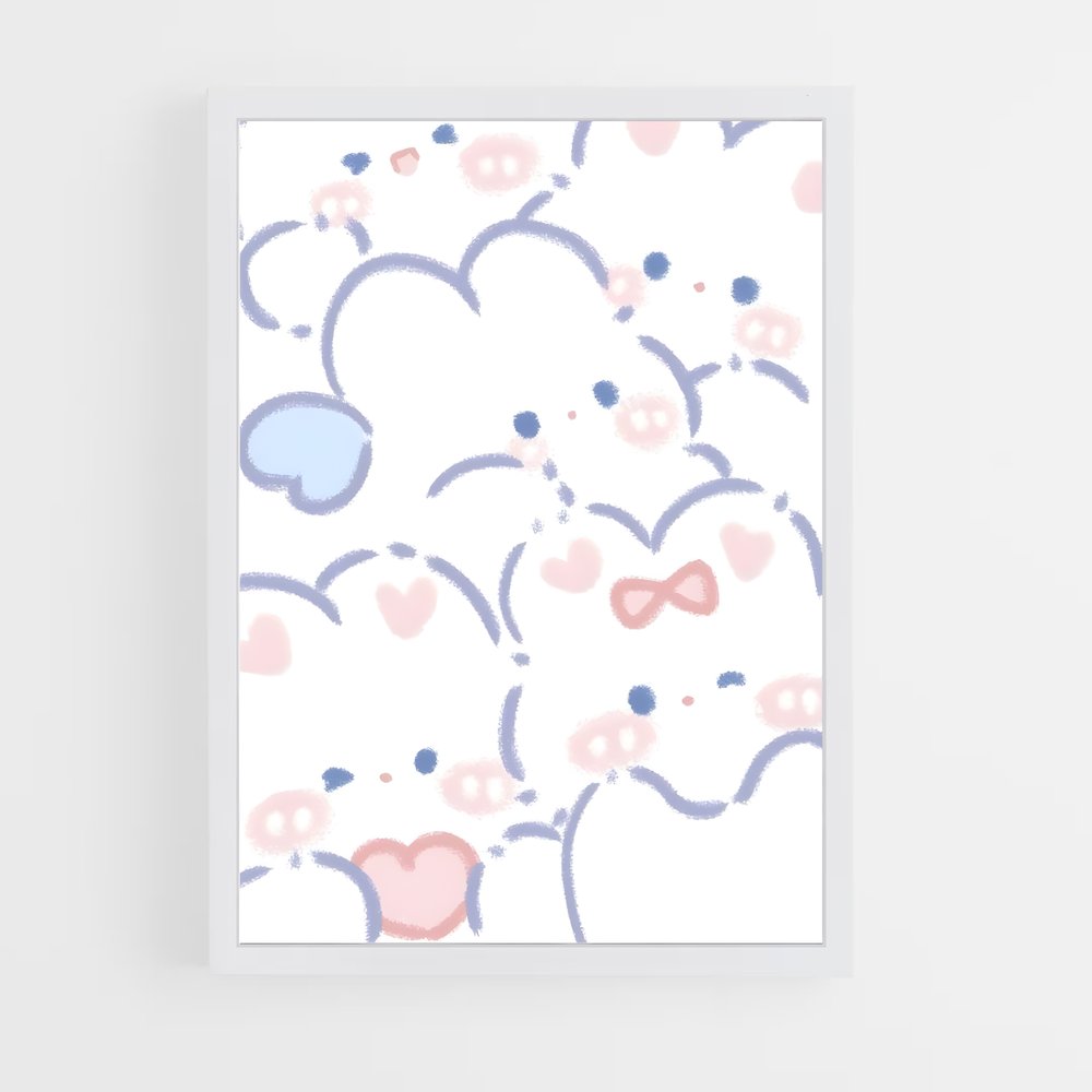 cute-animals-5 cadre Blanc