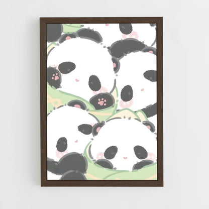 cute-animals-9 cadre Bois foncé