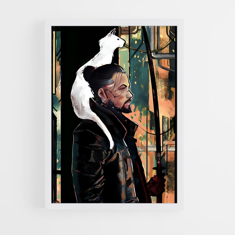 cyberpunk-6 cadre Blanc