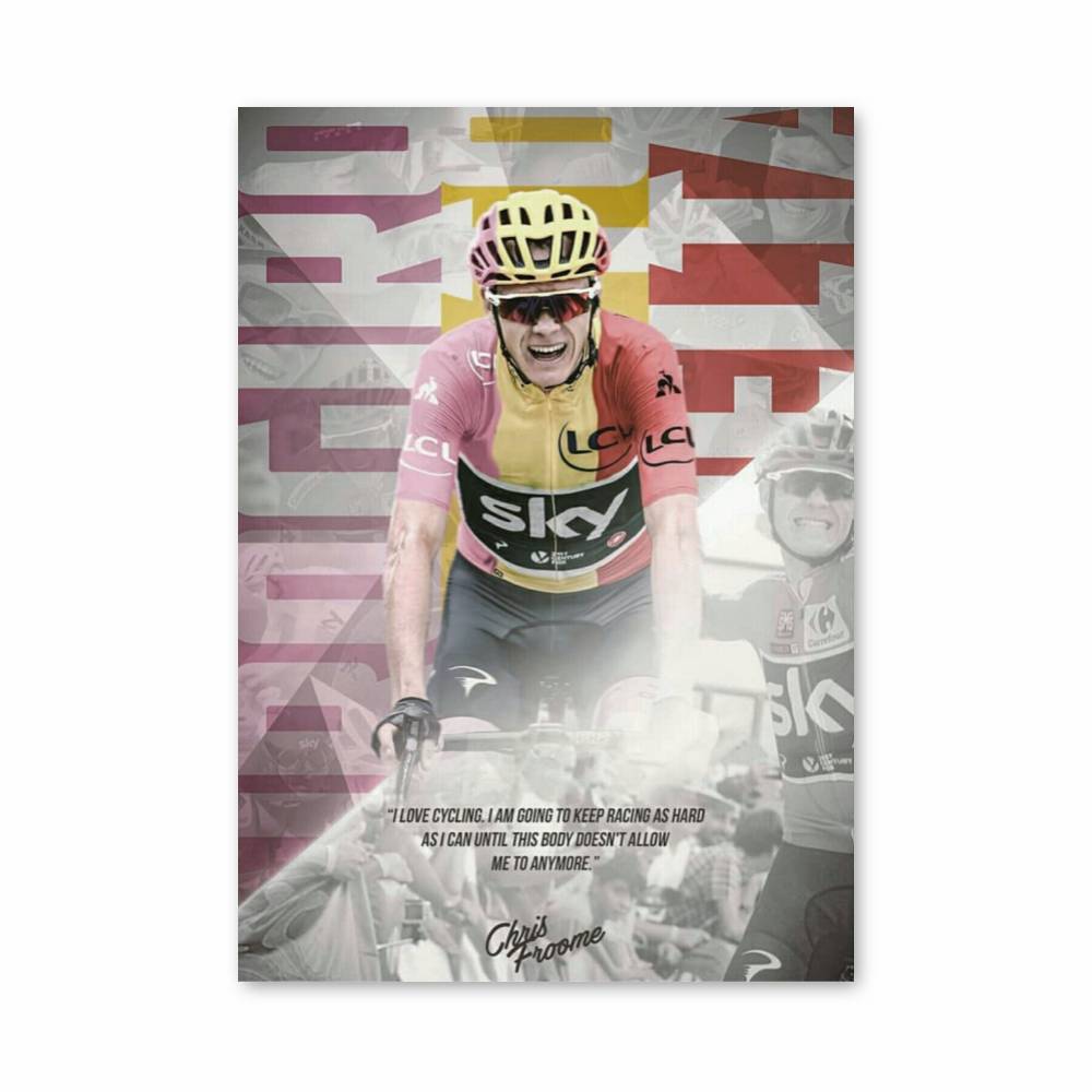 Poster Citation Chris Froome