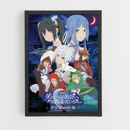danmachi-1 cadre Noir