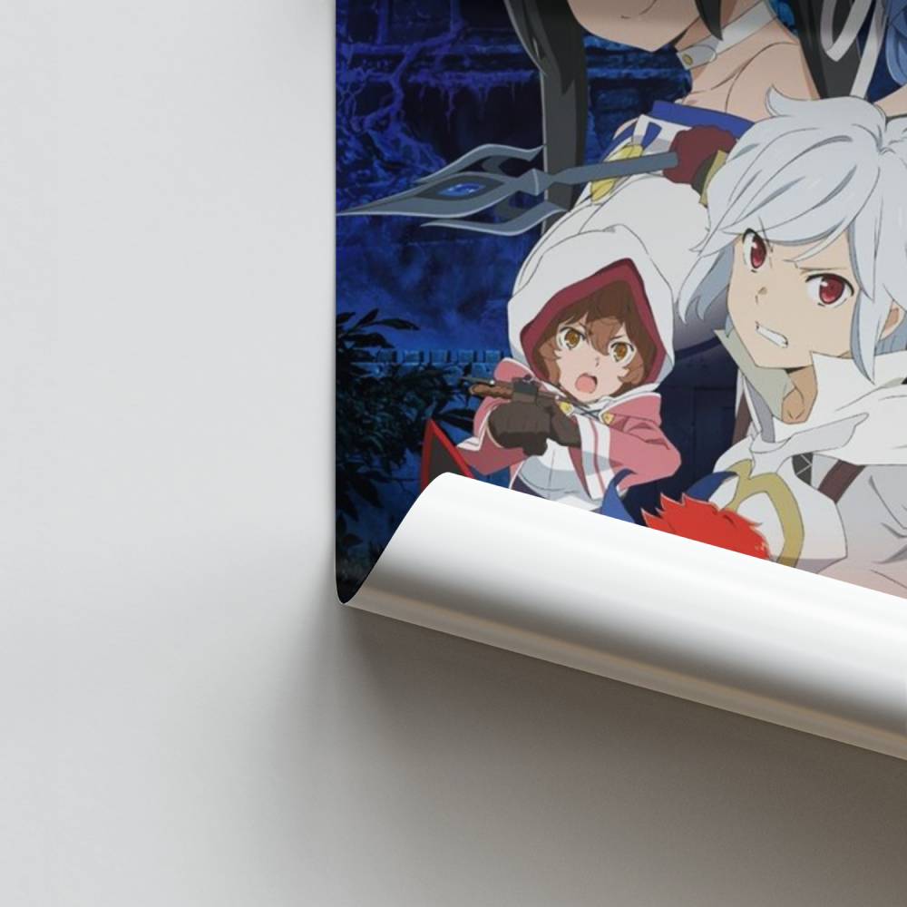 Poster Danmachi Japonais